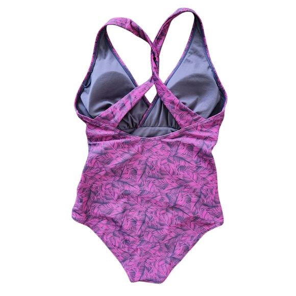 Eddie Bauer‎ One Piece Swimsuit Tropical M Resortwear Beach Vacation  Coastal - Picture 2 of 3